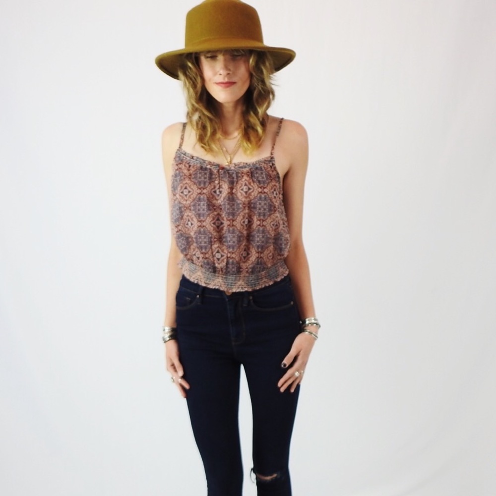 American Eagle Boho Cami Tank Top Size Small